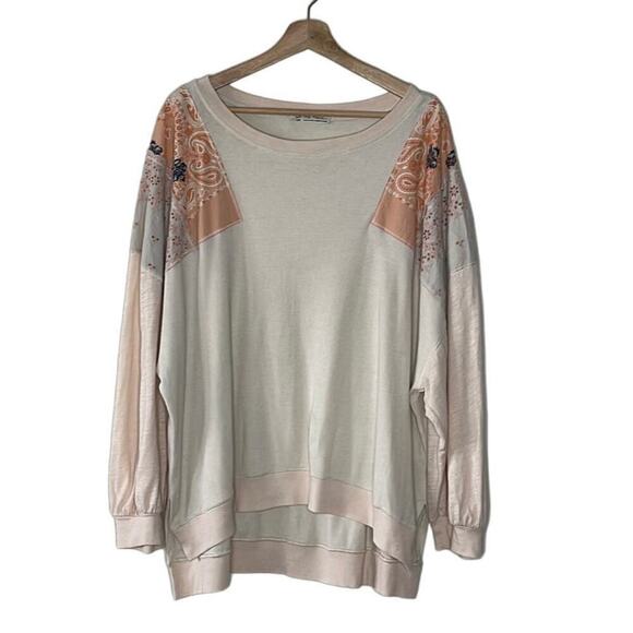 WE THE FREE FEELING IT PATCH LONG SLEEVE SHIRT SIZE L - Picture 1 of 9
